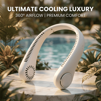 🔥HOT SALE 49% OFF🌬️❄️360° Portable Bladeless Neck Fan🍃✨