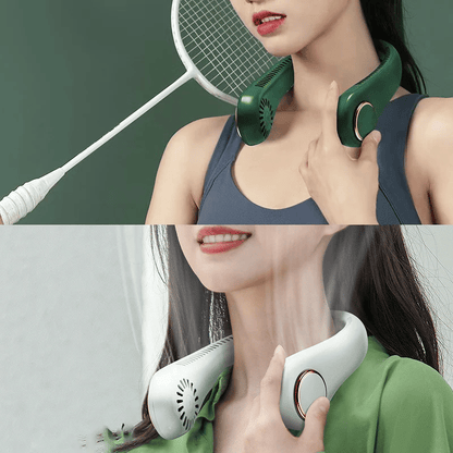 🔥HOT SALE 49% OFF🌬️❄️360° Portable Bladeless Neck Fan🍃✨