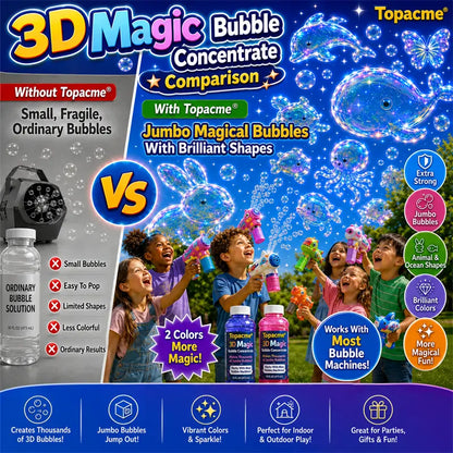 Super 3D Magic Bubble Concentrate —— Animal & Ocean Fantasy Theme