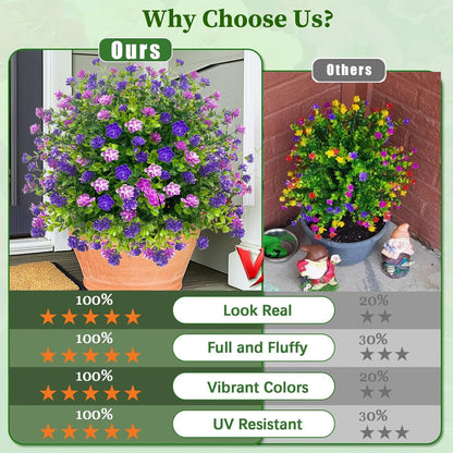 🔥Artificial potted trees with ground stake👍