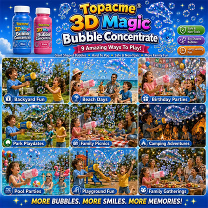 Super 3D Magic Bubble Concentrate —— Animal & Ocean Fantasy Theme
