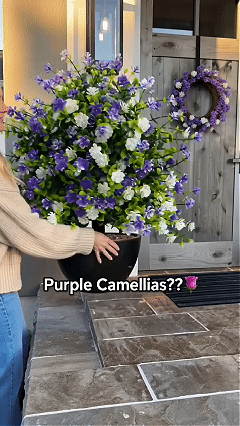 🔥Artificial potted trees with ground stake👍