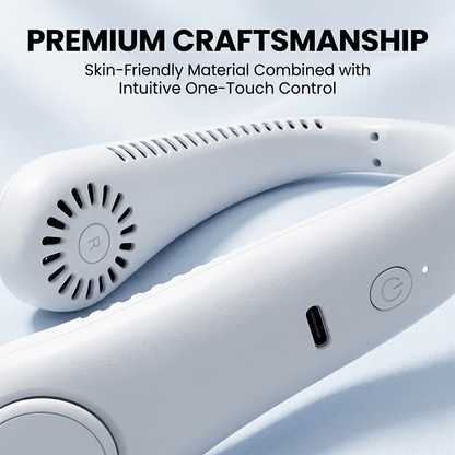 🔥HOT SALE 49% OFF🌬️❄️360° Portable Bladeless Neck Fan🍃✨