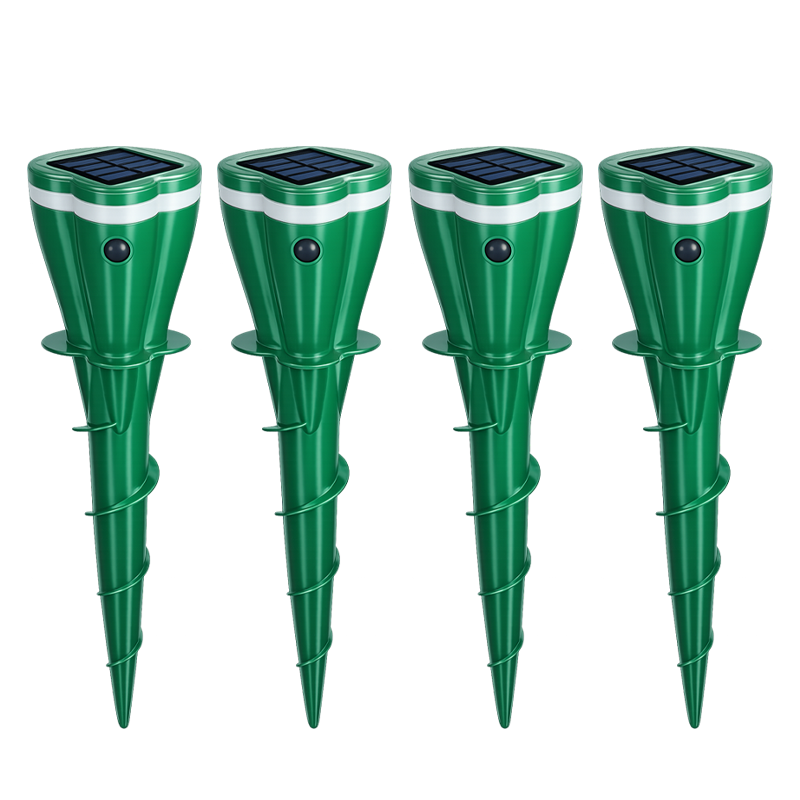 🔥Hot Sale 75% OFF - Solar Powered Waterproof Screw Mole Repellent