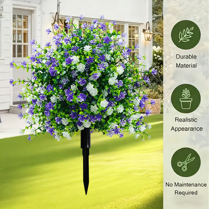 🔥Artificial potted trees with ground stake👍