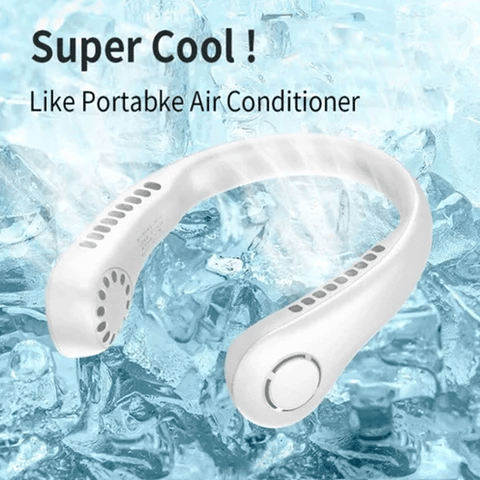 🔥HOT SALE 49% OFF🌬️❄️360° Portable Bladeless Neck Fan🍃✨