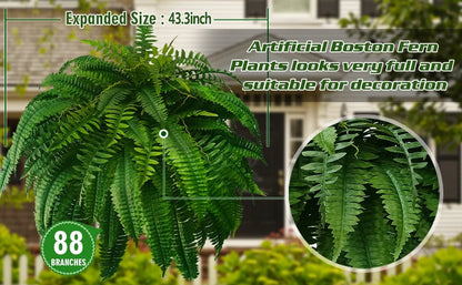 Last Day 75% OFF--UV Resistant Lifelike Artificial Boston Fern💯