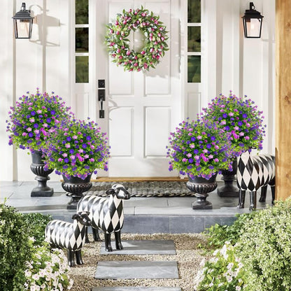 🔥Artificial potted trees with ground stake👍