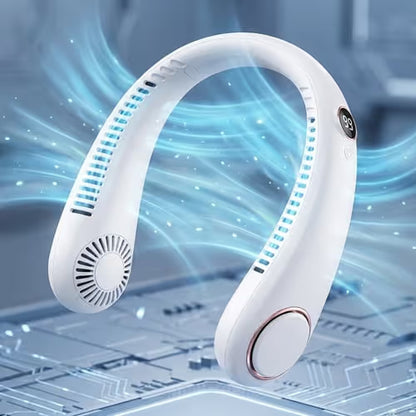 🔥HOT SALE 49% OFF🌬️❄️360° Portable Bladeless Neck Fan🍃✨