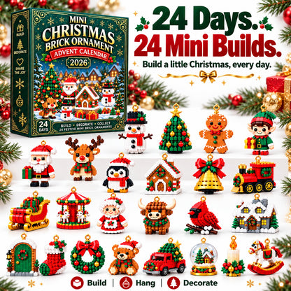 🎅🔥LAST DAY 50% OFF ✨ Christmas Countdown Brick Building Advent Calendar For Families
