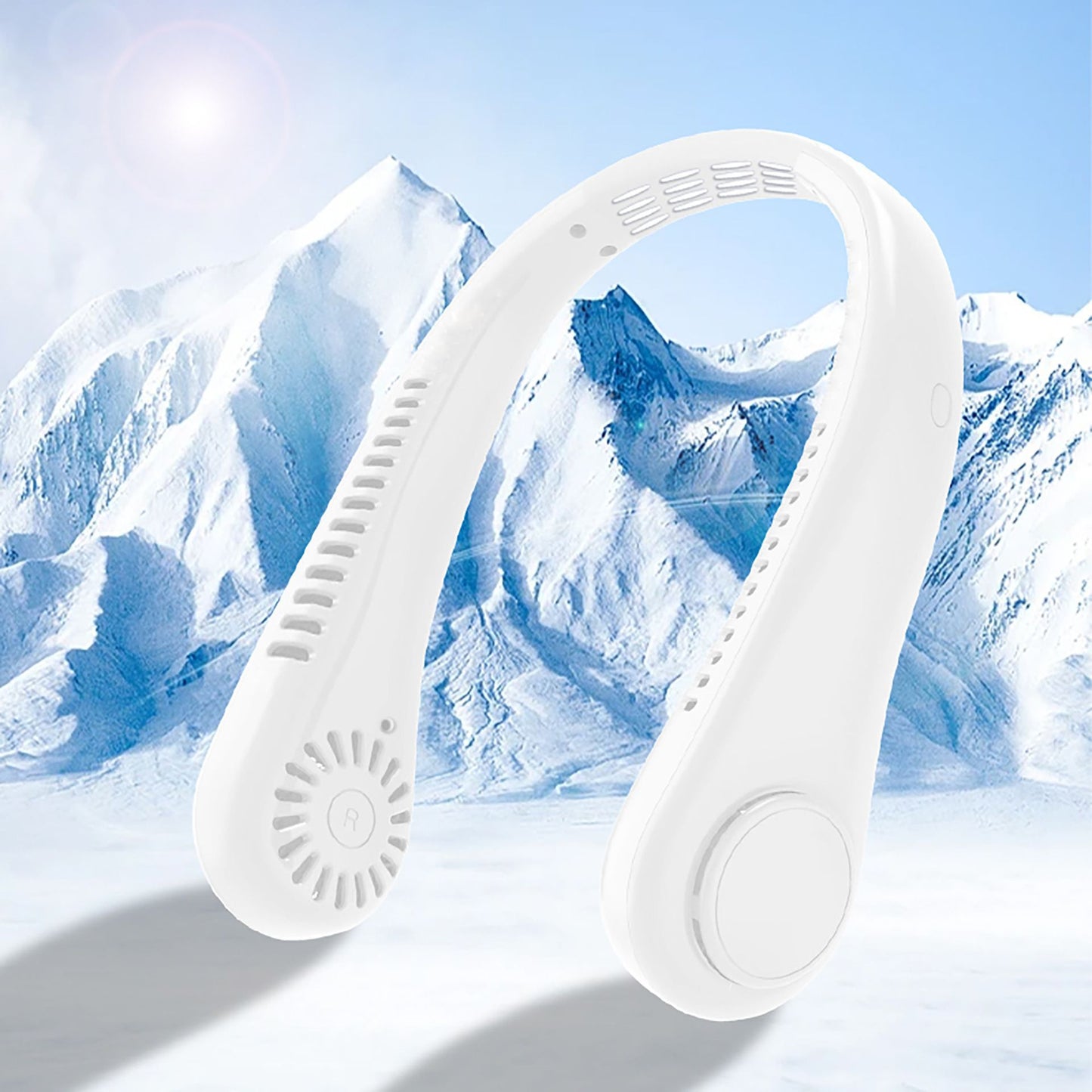 🔥HOT SALE 49% OFF🌬️❄️360° Portable Bladeless Neck Fan🍃✨