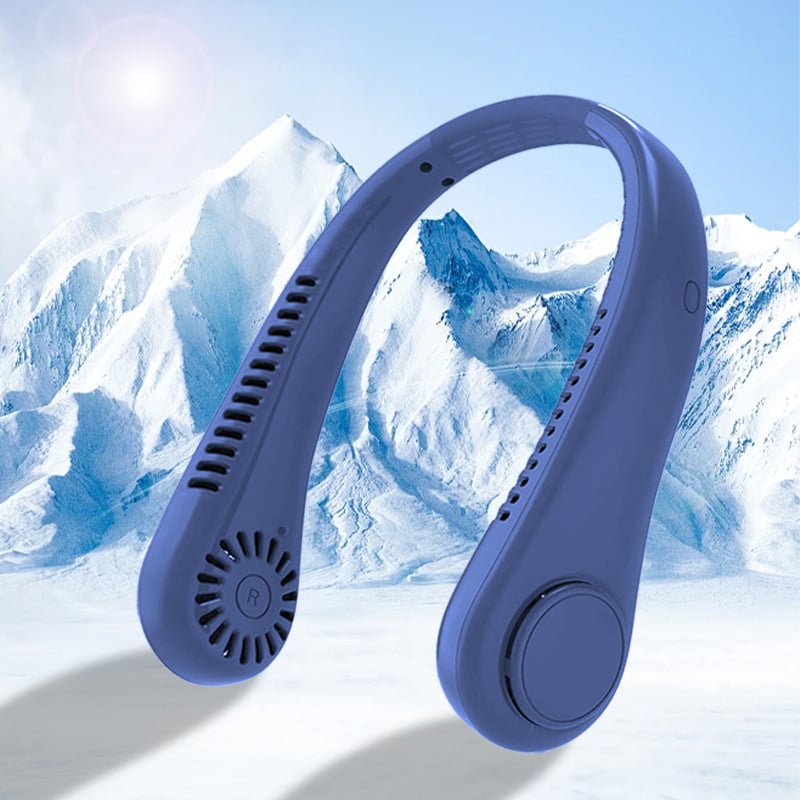 🔥HOT SALE 49% OFF🌬️❄️360° Portable Bladeless Neck Fan🍃✨